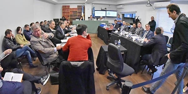 Sesión de este jueves en el marco de la causa "El Embrujo" (Foto: Diario Jornada).