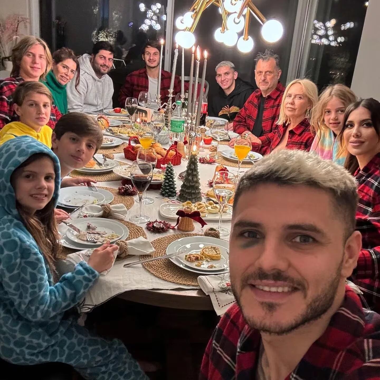 El mensaje de Wanda Nara y su familia por Navidad