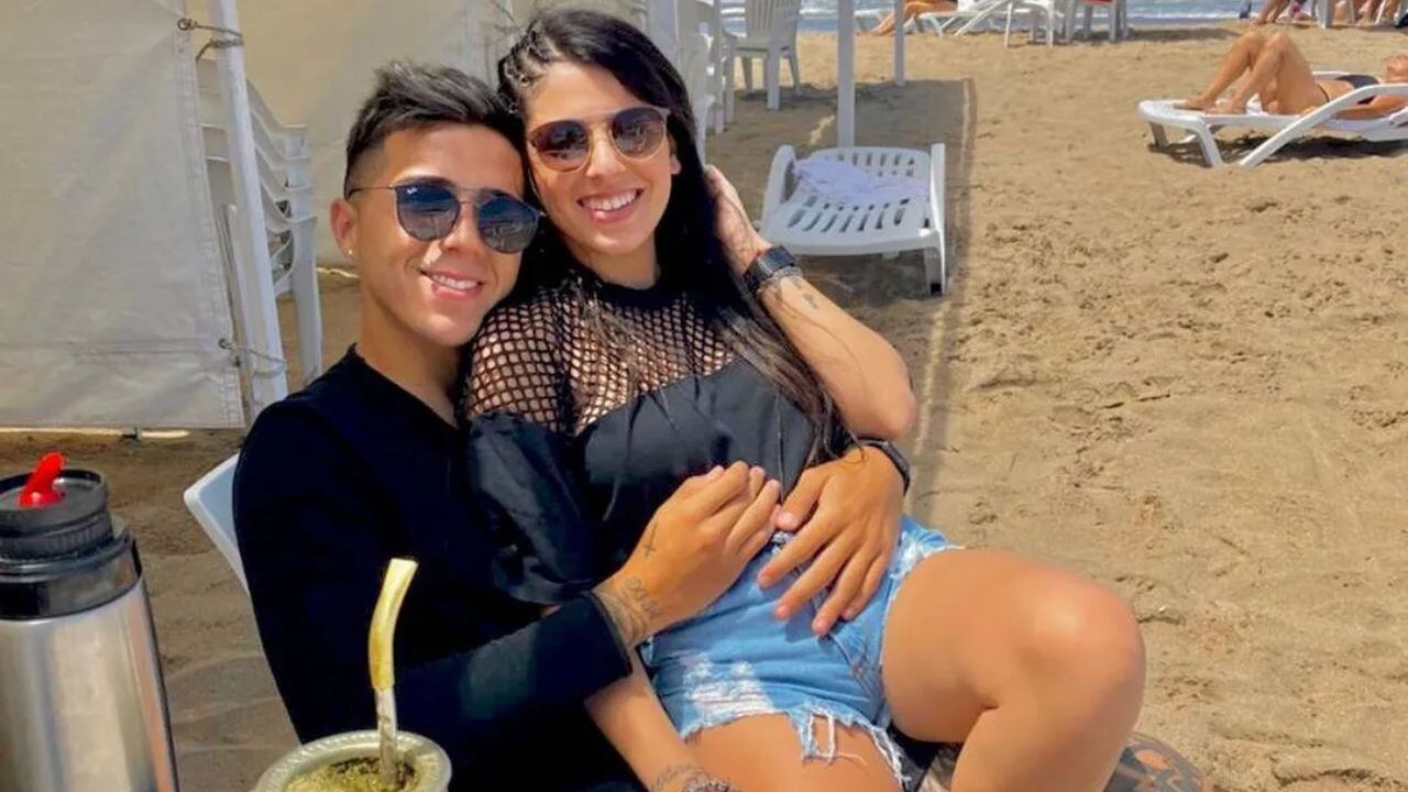 El jugador conoció a Valentina Cervantes a sus 16 años en unas vacaciones de Mar del Tuyú.