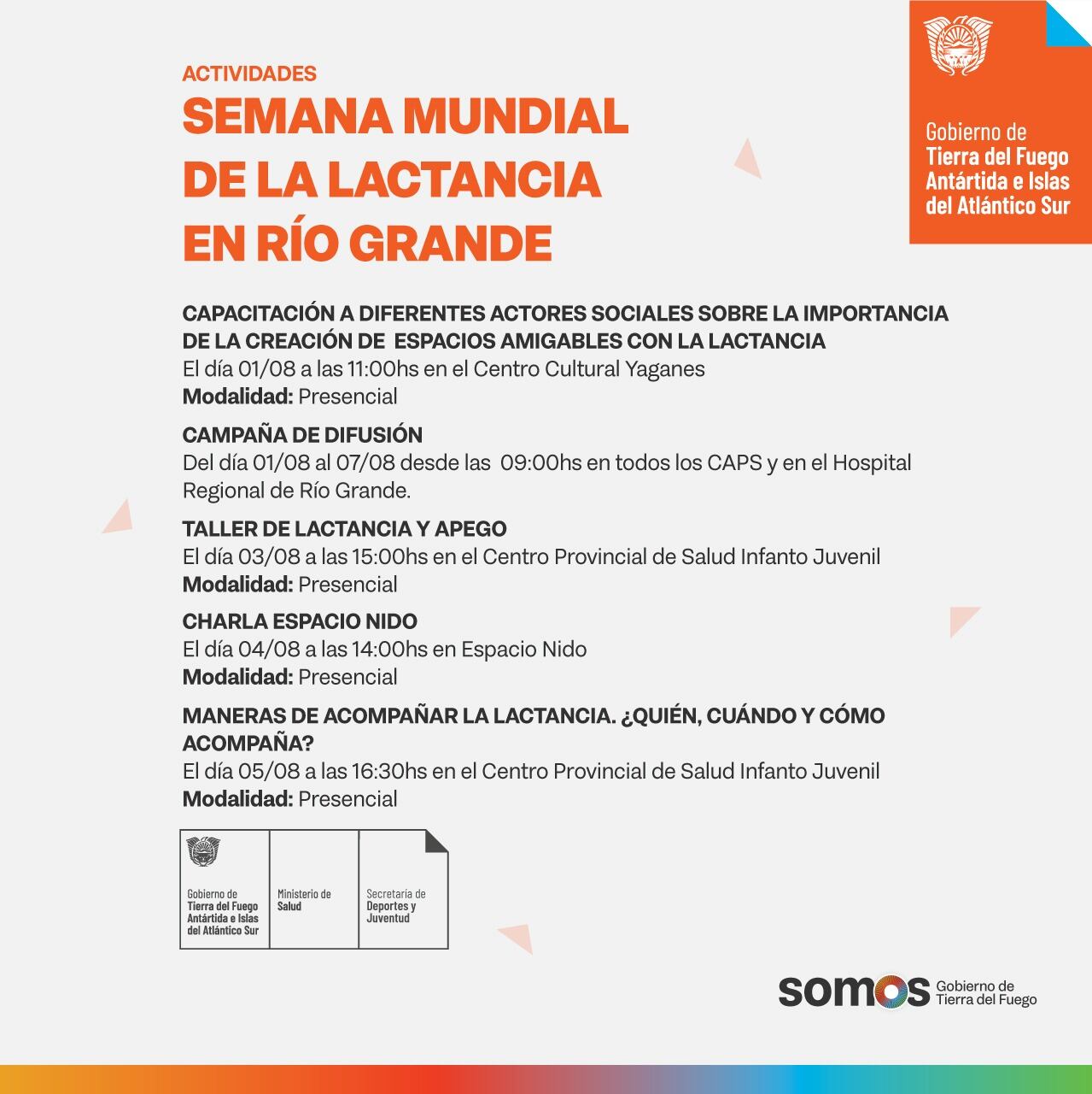 Actividades por la “Semana Mundial de la Lactancia”