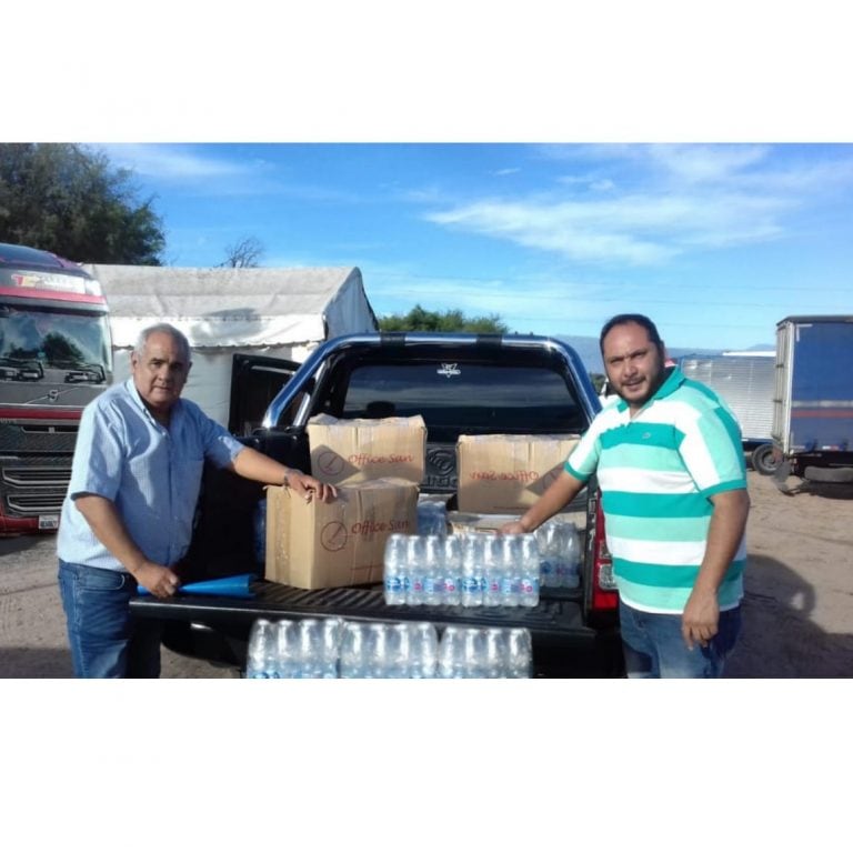 Entrega de mercadería - Sindicato de Camioneros - Vichigasta