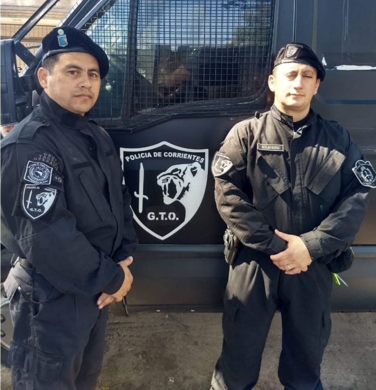 Policías parteros en Corrientes.