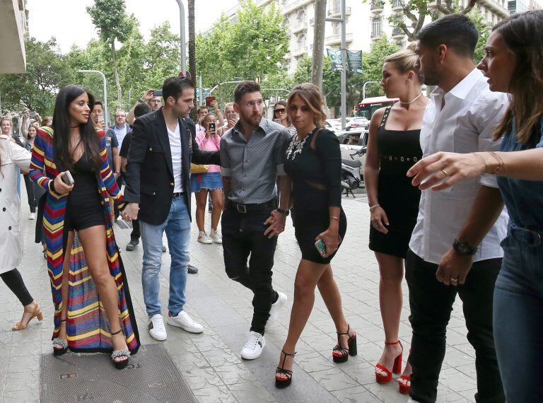 Lionel Messi acompañó a su mujer el día de la apertura. (Archivo)