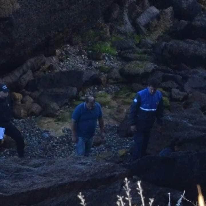 Pericias en Cueva de los Leones tras el asesinato de un niño y la violación de su madre.