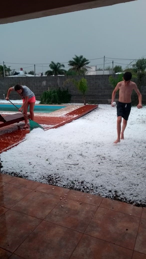 Granizo en El Tío