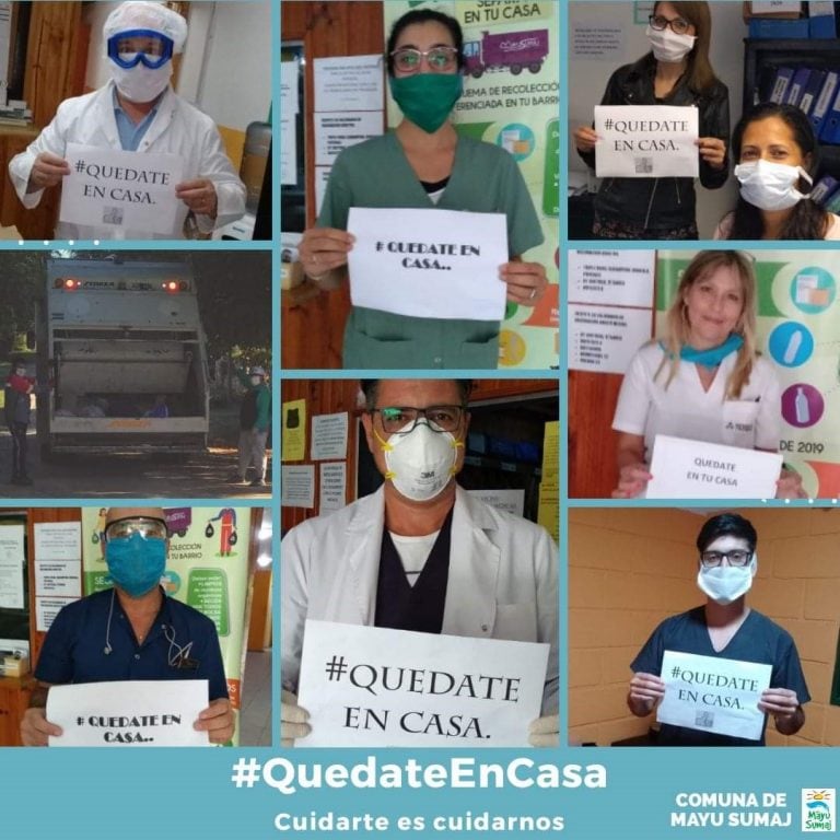 Campaña de Mayu Sumaj:  "Quedate en Casa": (Foto: Comunal).