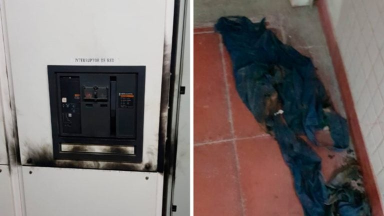 Explosión de un tablero eléctrico en el edificio de Telefónica