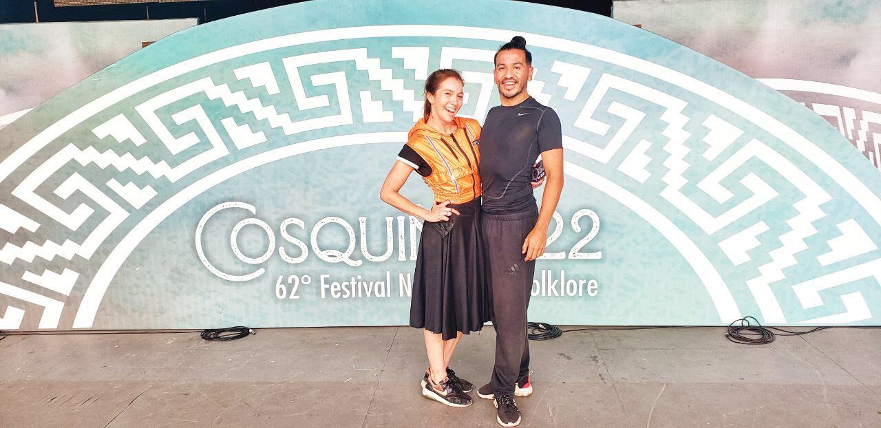 Soledad Mangia y Eduardo Virasoro. Ganadores del Pre Cosquín 2022 en la categoría Pareja Estilizada.