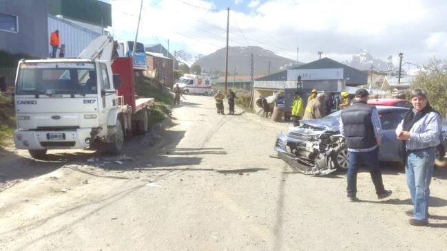 Accidente en Ushuaia