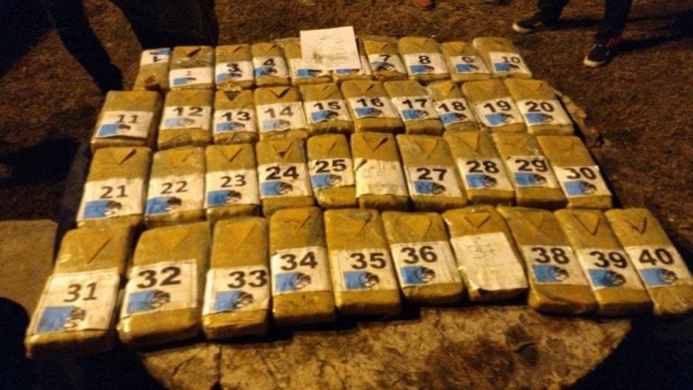 En total había 23 kilos de droga.