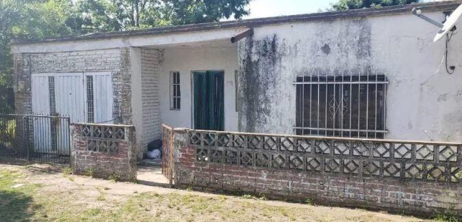 En esta casa fue hallado el cadáver de Yésica Natalia Vera