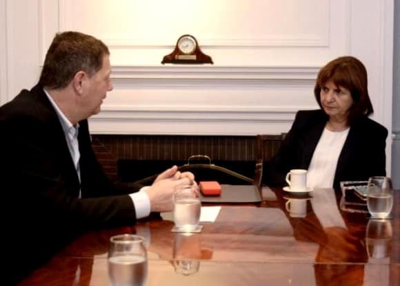 Orlando Belli se reunió con Patricia Bullrich.