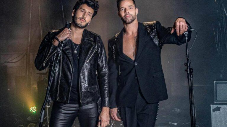 Sebastián Yatra y Ricky Martin.