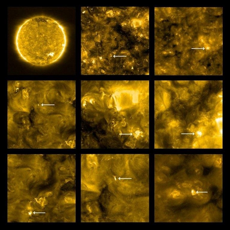 Las imágenes más cercanas al sol. (Foto: Solar Orbiter)