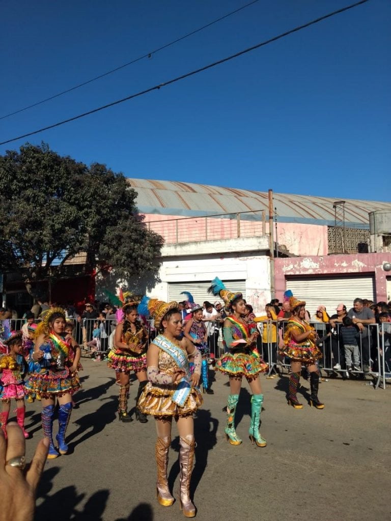 Fiesta de la Virgen de Urkupiña en Villa El LIbertador.