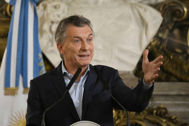 Macri en conferencia de prensa