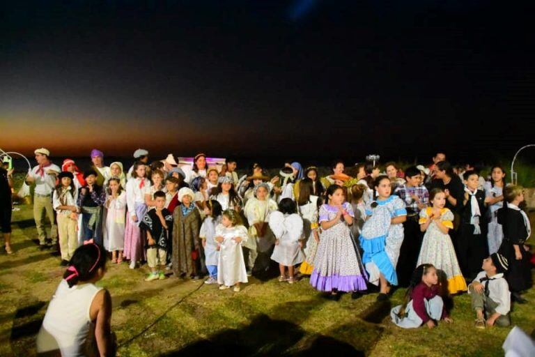 Pesebre Viviente en Miramar de Ansenuza