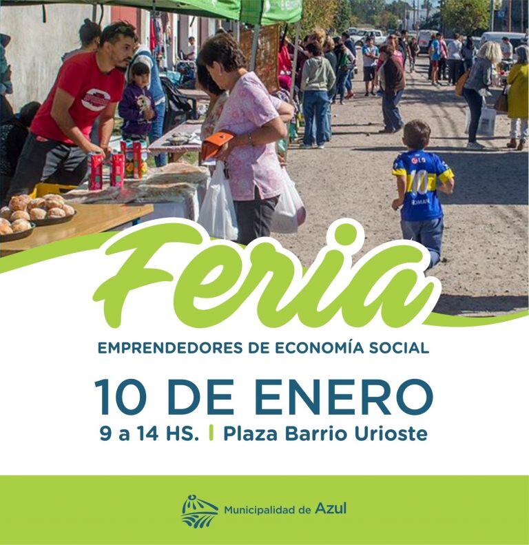 Feria de emprendedores en Azul