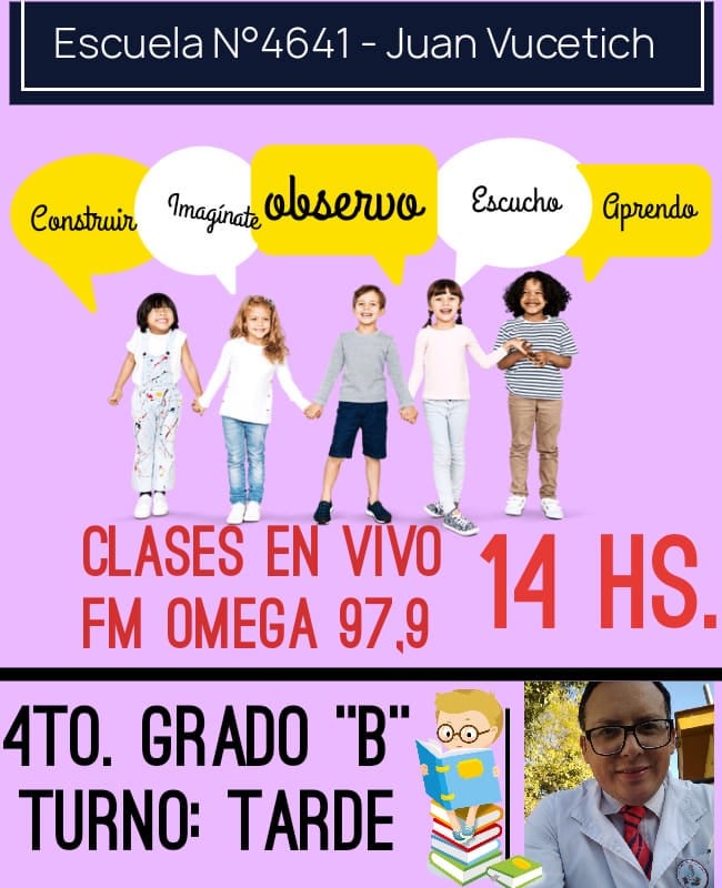 Profesor brinda clases por la radio (Facebook Maximiliano Santillán)