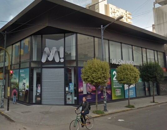 Vista de la sucursal de Musimundo en Mar del Plata, que había sido cerrada en septiembre.