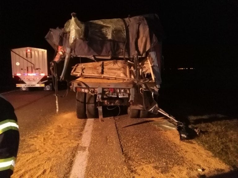 Accidente en autopista.