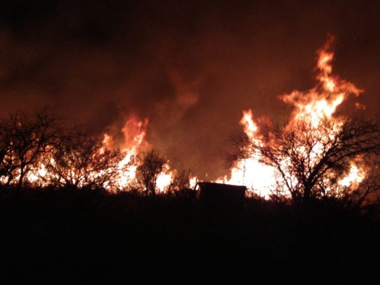 Incendio en La Gloria