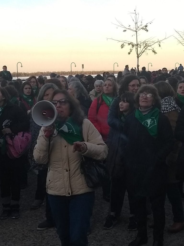 Pañuelazo en Rosario.