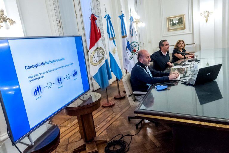 Pablo Javkin, Leonardo Caruana y Sonia Martorano (Municipalidad de Rosario)