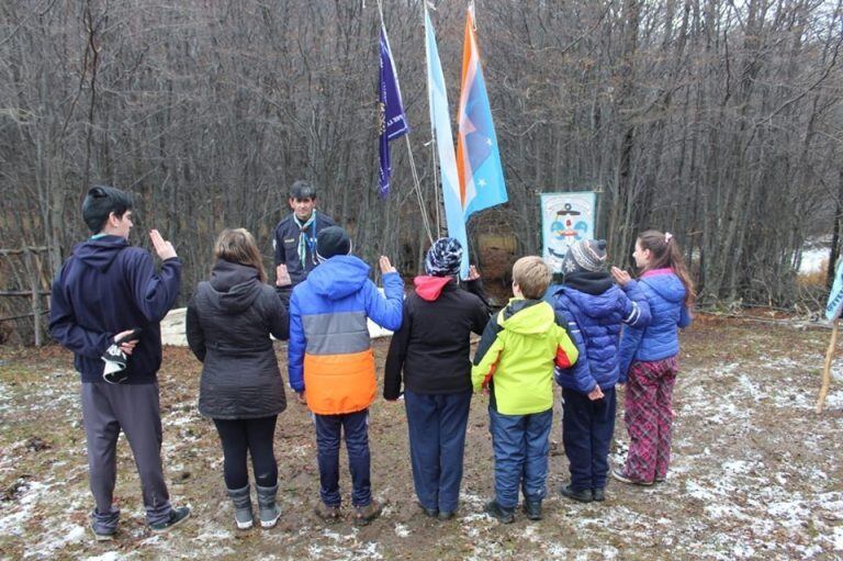 Scouts Navales Ushuaia, campamento