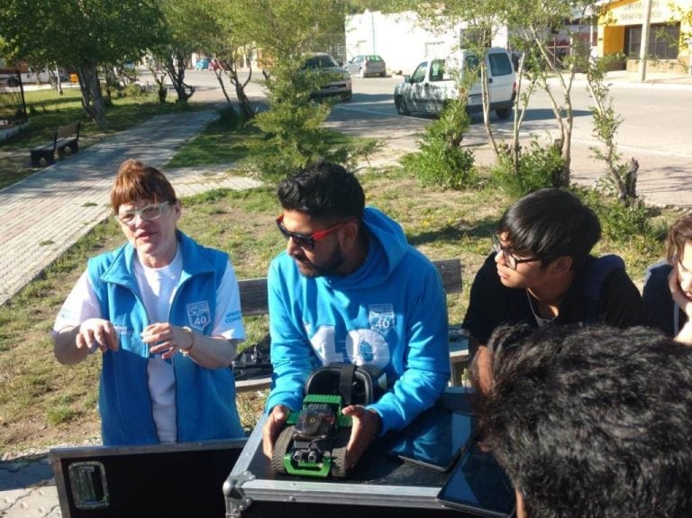 Los responsables del programa recorren la ruta 40.