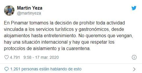 Martin Yeza en Twitter.