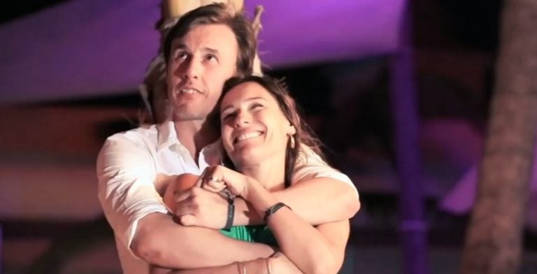 Pampita con su futuro marido, Roberto García Moritán (Foto:Captura)