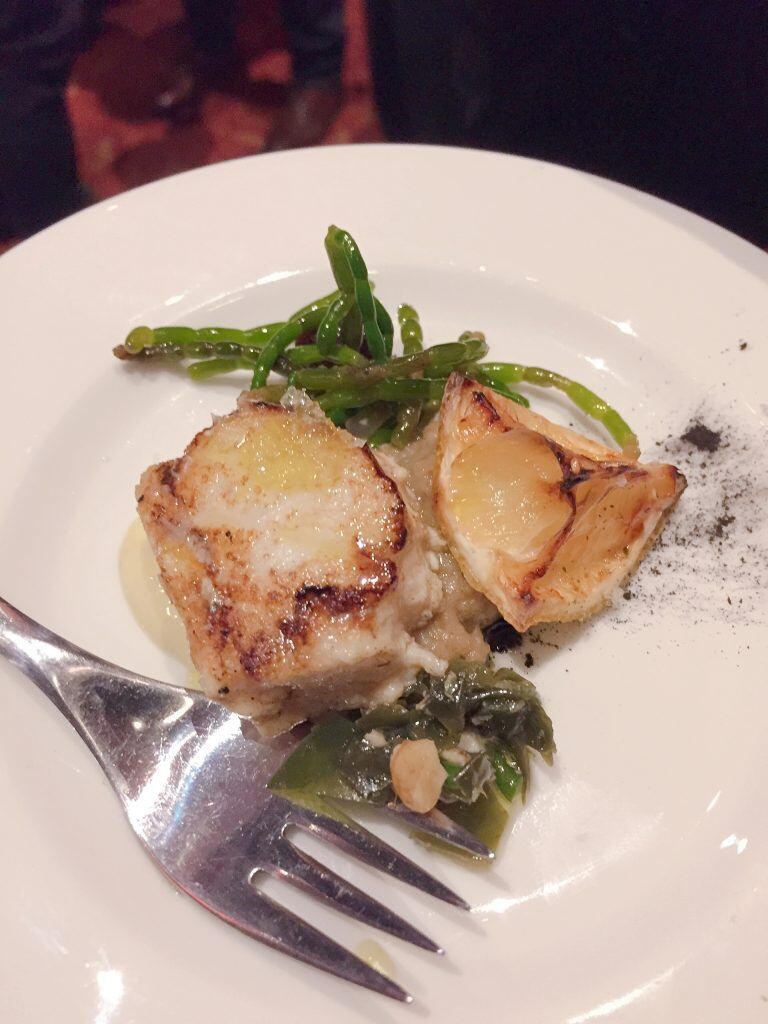 Salmón blanco, el plato de Gustavo Rapretti en el concurso de Baron B.