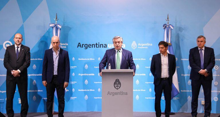 El presidente Alberto Fernández. (EFE)