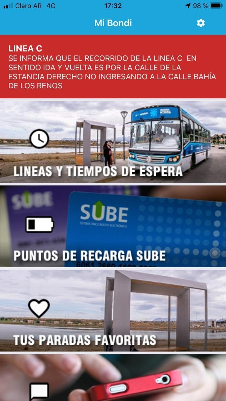 App "Mi Bondi", Ushuaia