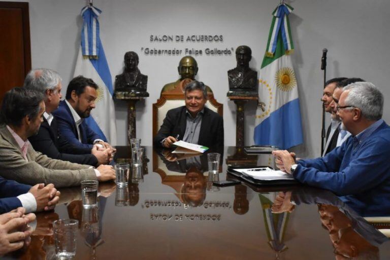 Peppo y Cuccioli analizaron medidas por la emergencia y un plan de acción conjunta. (Web).