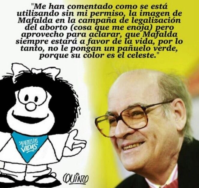 El comunicado de Quino