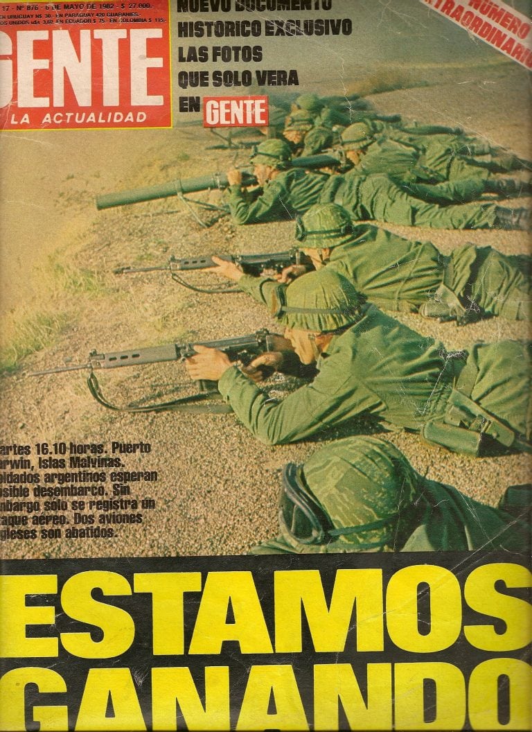 Tapa de Gente sobre la guerra de Malvinas