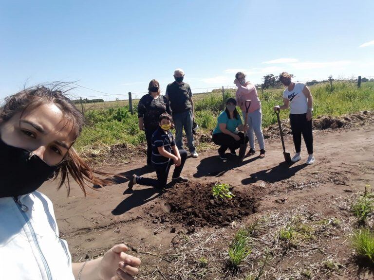 Plantación de Nogales, Grupo Huerta Agroecológica Orense