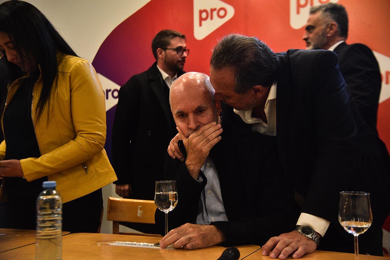 Horacio Rodríguez Larreta del Pro sede del Pro en Córdoba. (Pedro Castillo / La Voz)