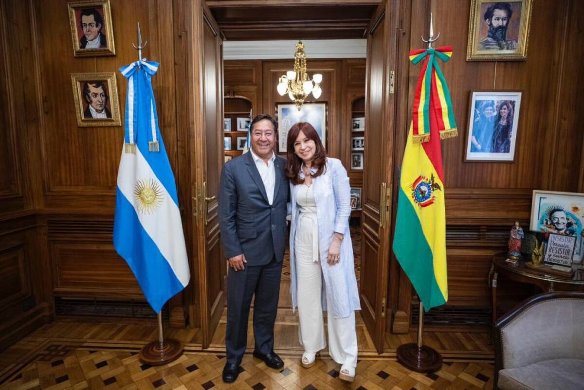 Tras la cumbre de la CELAC, Cristina recibió a los presidentes Arce y Petro en el Senado