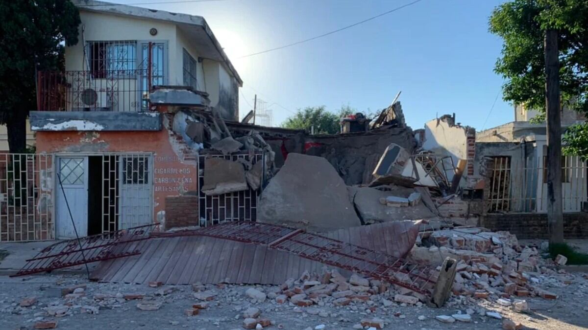 Córdoba: se derrumbó una casa en Villa el Libertador