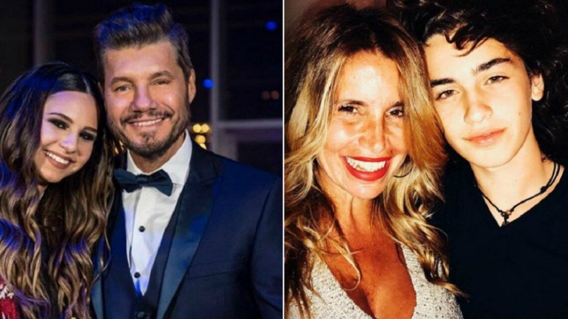 El hijo de Flor Peña fue novio de la hija de Marcelo Tinelli.