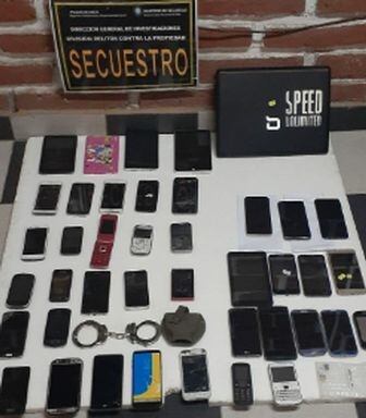 Celulares robados. (Policía de Salta)