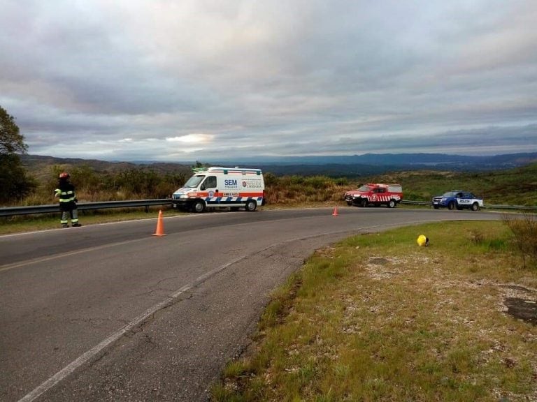 El accidente se registró alrededor de las 19 horas de este domingo.