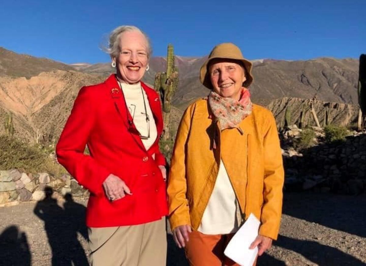 La reina Margrethe II de Dinamarca estuvo dos días en Jujuy