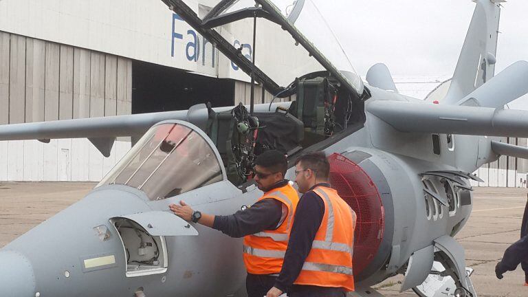 El nuev avión entregado por Fadea.