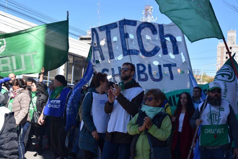 Manifestación de ATECh.