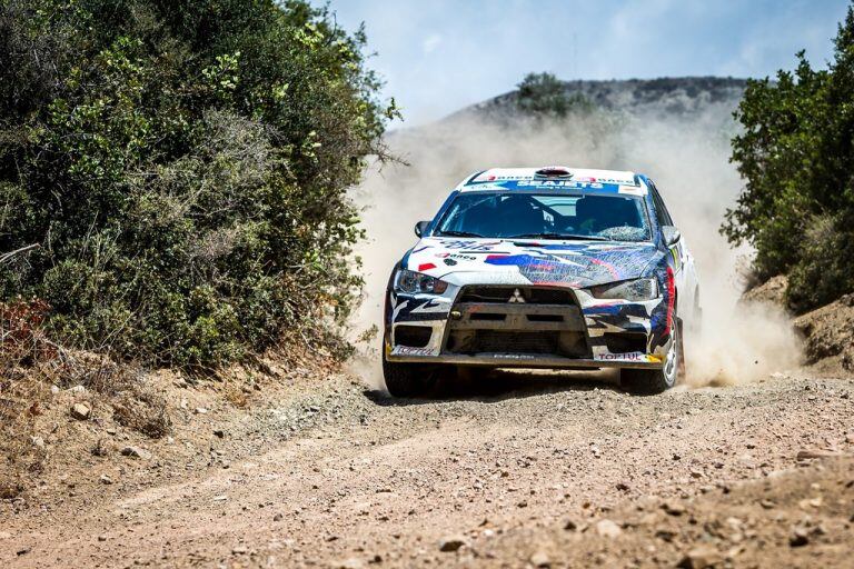 El local Petros Panteli, ganador de Producción, en el Rally de Chipre 2018.