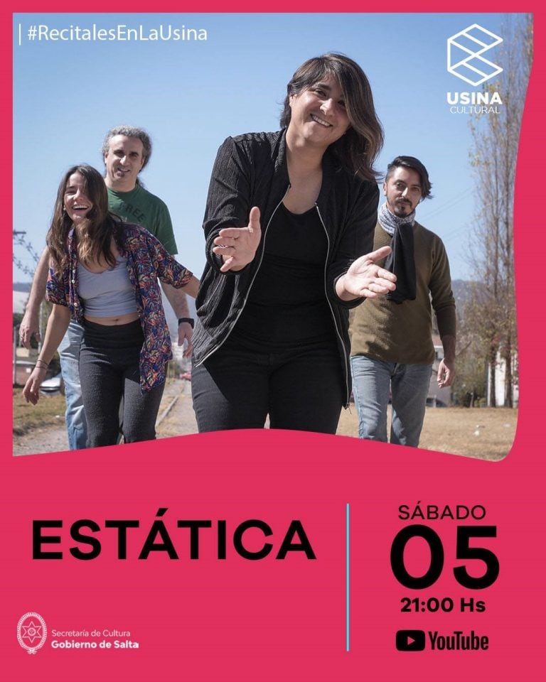 Este sábado la Usina recibe a una nueva banda emergente en sus recitales online (Facebook Usina Cultural)